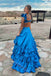 Sexy V-neck Sleeveless Ruffle A-lineLong Prom Dress,PDS11548