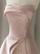 Elegant Strapless Sleeveless A-line Long Floor Length Prom Dress,PDS11473