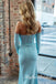 Elegant Off Shoulder Sleeveless Mermaid Long Prom Dress,PDS11755