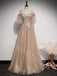 Elegant Sweetheart Off soulder A-line Long Prom Dress,PDS1101