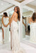 Sparkly Jewel Sleeveless Side Slit Mermaid Long Prom Dress,PDS11752