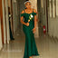 Elegant Off shoulder Sleeveless Mermaid Bridesmaid Dressess, BDS0347