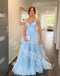 Elegant V-neck Sleeveless A-line Long Prom Dress,PDS1116