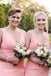Sexy V-neck Sleeveless Mermaid Bridesmaid  Dressess, BDS0389