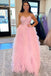 Elegant Sweetheart Sleeveless A-line Long Prom Dress,PDS11534