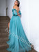 Sexy Sweetheart Off shoulder Side slit A-line Long Prom Dress,PDS1111