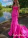 Pretty Sweetheart Strapless Sleeveless Mermaid Long Prom Dress,PDS11749