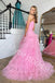 Elegant V-neck Sleeveless A-line Long Prom Dress,PDS1115