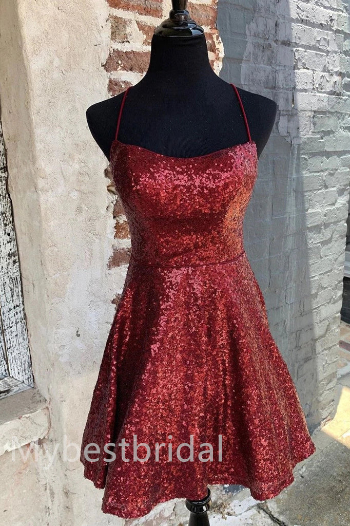 Sexy Sleeveless A-line Short Mini Homecoming Dress,  HDS0118