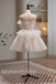 Elegant Strapless Sleeveless A-line Short Mini Homecoming Dress,  HDS0110
