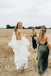 Mismatched Elegant Sleeveless V-neck A-line Bridesmaid Dressess, BDS0318