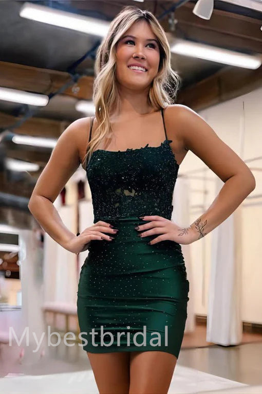 Sexy Halter Sleeveless Sheath Short Mini Homecoming Dress,  HDS0162