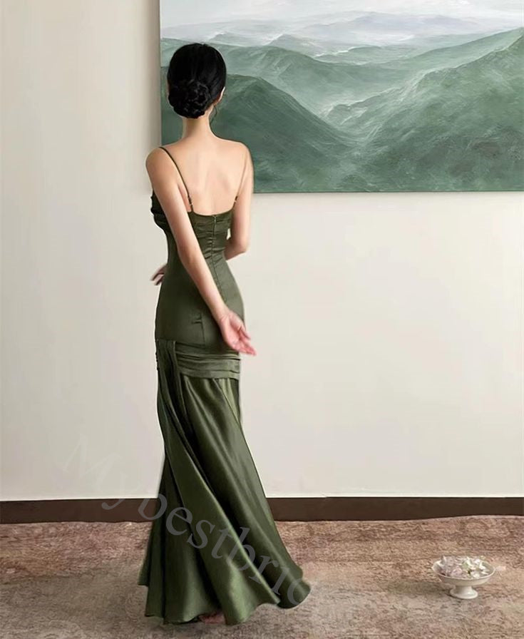 Sexy Sweetheart Sleeveless Mermaid Long Floor Length Prom Dress,PDS1139