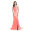 Croal Mismatch Sleeveless Side Slit Mermaid Bridesmaid Dressess, BDS0391