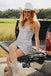 Sexy V-neck Sleeveless Sheath Short Mini Homecoming Dress,  HDS0137