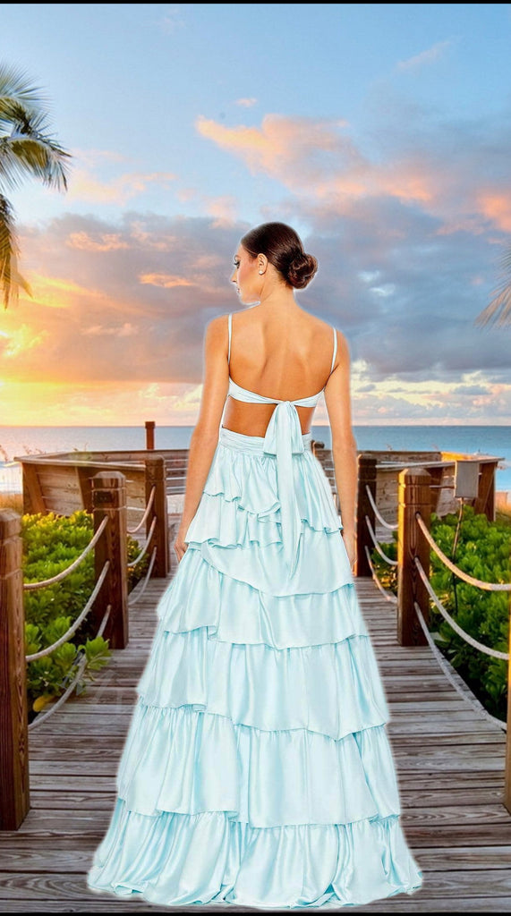 Sexy Scoop Sleeveless A-line Long Floor Length Prom Dress,PDS1144