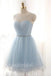 Elegant Sleeveless Sweetheart A-line Short Mini Homecoming Dress,  HDS0123