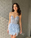 Sexy Sweetheart Sleeveless Sheath Short Mini Homecoming Dress,  HDS0167