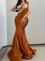 Elegant One Shoulder Sleeveless Mermaid Long Prom Dress,PDS11516