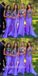 Elegant V-neck Sleeveless Side slit Long Mermaid Bridesmaid Dressess, BDS0310