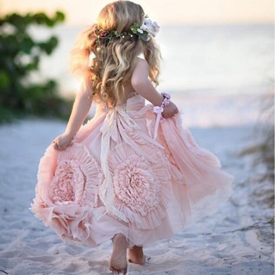 Halter Tulle Flower Girl Dresses, Lovely Tutu Dresses,  FGY0132