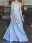 Elegant One-shoulder Sleeveless A-line Prom Dresses,PDS0952