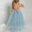 BeautifuI Spaghetti straps Sleeveless A Line Flower Girl Dresses, FGS0036