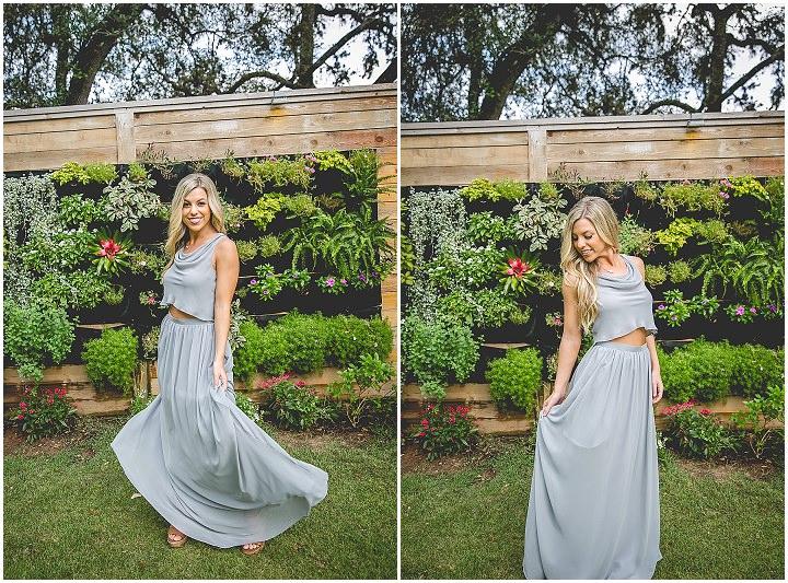 Two Piece Chiffon Bridesmaid Dresses, Blue Bridesmaid Dresses,Cheap Bridesmaid Dresses,WGY0264