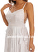 Sexy Spaghetti Straps A-Line Handmade Lace Wedding Dressess, WDY0186