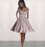 Simple Off Shoulder Red Short Cheap Homecoming Dresses 2018, BDY0233