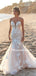Sexy Sweetheart Mermaid Lace Tulle Long Wedding Gowns,WDS0120