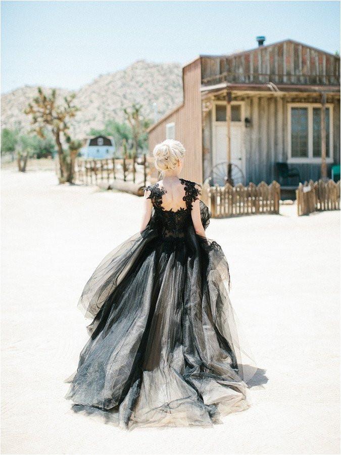 Gorgeous Black Lace Beaded Long A-line Black Tulle 2017 Popular Prom Dresses, BG0137