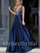 Elegant V-neck  Sleeveless A-line Prom Dresses,PDS0570