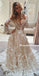 See Through Lace Sheath Cheap Beach Wedding Dresses Online, WDY0254