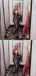 Mermaid V-neck Black Satin Prom Dresses,Cheap Prom Dresses,PDY0484