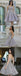 Popular Grey Strapless Gorgeous A-line Homecoming Prom Gown Dress,BDY0102