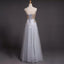 Sweetheart Rhinestone Long A-line Tulle Lace Up Prom Dresses, BG0159