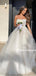 Simple Straight A-line Tulle Long Lovely Wedding Dresses,WDS0123