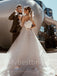 Sexy Spaghetti straps Sweetheart A-line Wedding Dresses, WDY0234