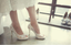 Fashion Fish Toe Ivory Lace High Heels Wedding Bridal Shoes, SY0103