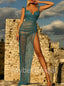 Sexy Sweetheart Spaghetti straps Mermaid Prom Dresses, PDS0444