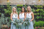 Two Piece Chiffon Bridesmaid Dresses, Blue Bridesmaid Dresses,Cheap Bridesmaid Dresses,WGY0264