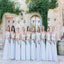 Convertiable Mismatched Different Styles Chiffon Light Blue Sexy A Line Floor-Length Cheap Bridesmaid Dresses, WG0119