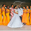 V-neck Off-shoulder Elegant Simple Pretty Long Bridesmaid Dresses,BDS0234