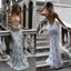 Sequin Silver Sparkly Mermaid Popular Newest Prom Dresses, Fashion Gown, Evening Dresses, PDY0102