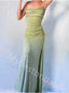 Elegant Sleeveless Strapless Side slit Sheath Prom Dresses,PDS1009