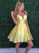 Spaghetti Strap A-line Short Homecoming Dresses, HDS0041