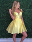 Spaghetti Strap A-line Short Homecoming Dresses, HDS0041
