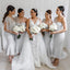 Simple Sweetheart Mermaid Short Cheap Bridesmaid Dresses, BDS0133