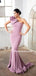 Charming One-shoulder Mermaid Lovely Long Prom Dresses, PDS0255